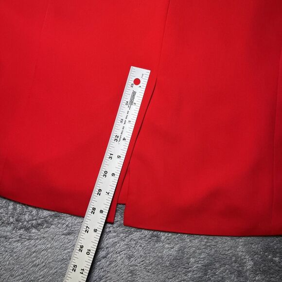 Babaton Women's Red Blazer SZ XS Long Sleeve Dry Clean Only Polyester - Picture 14 of 16